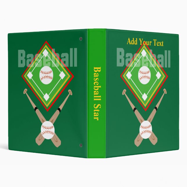 Classeur Journal Scorebook de base-ball (Arrière-plan)
