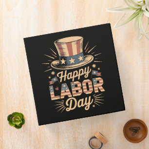 Classeur Joyeuse fête du Travail patriotique
