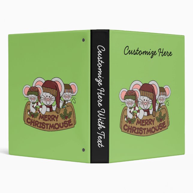 Classeur Joyeux Christmouse (Arrière-plan)