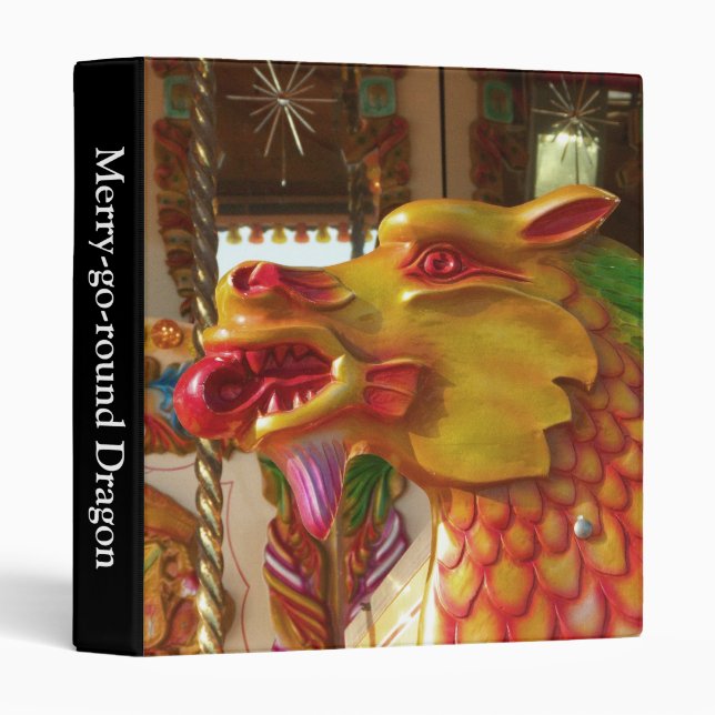 Classeur Joyeux dragon (Devant/Côté)