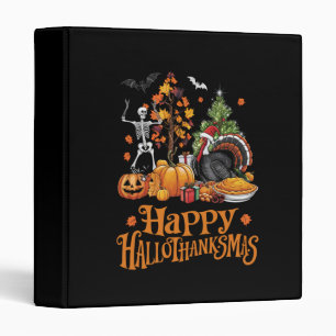 Classeur Joyeux Hallothanksmas Joyeux Halloween Thanksgivin