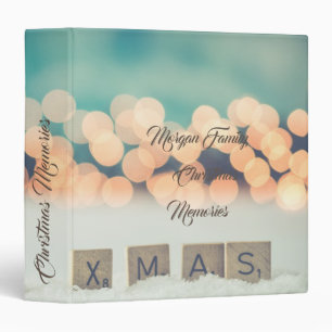 Classeur Joyeux Noël, Bokeh