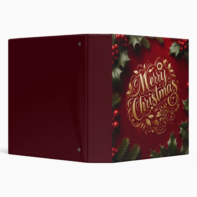Classeur Joyeux Noël de verdure (Arrière-plan)