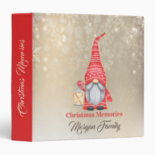 Classeur Joyeux Noël, Gnome adorable 