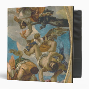 Classeur Jupiter heurtant en bas des vices (huile sur la