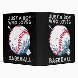 Classeur Juste un garçon qui aime baseball Batter baseball