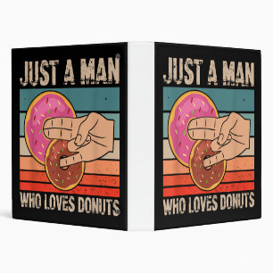 Classeur Juste Un Homme Qui Aime Les Donuts 2 Dans Le Pinky