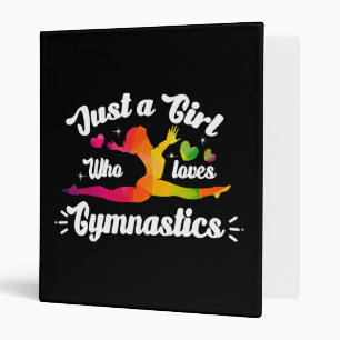 Classeur Juste une fille qui aime la gymnastique