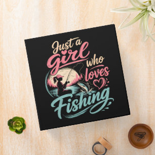 Classeur Juste Une Fille Qui Aime La Pêche