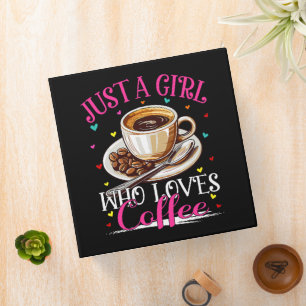 Classeur Juste Une Fille Qui Aime Le Café