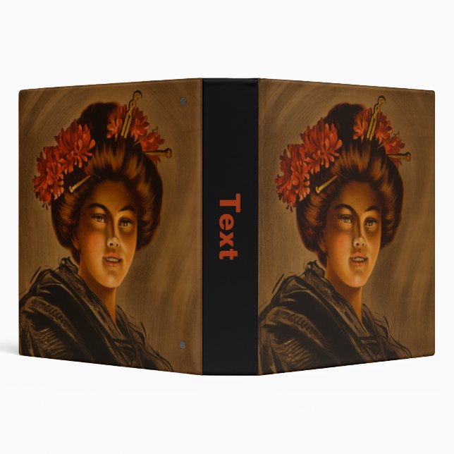 Classeur Karama : Actrice japonaise Romance Geisha (Arrière-plan)