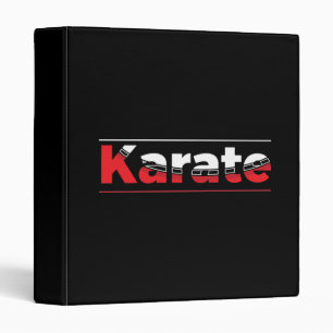 Classeur Karate Martial Arts Rouge