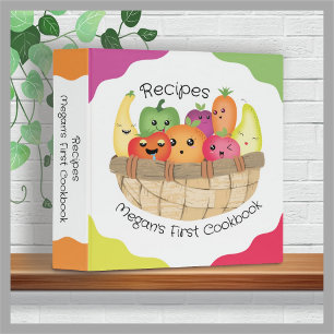 Classeur kawaii fruits légumes recettes pour enfants livre 