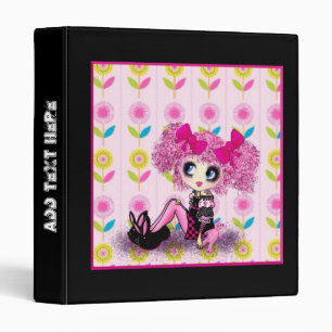 Classeur Kawaii Girl PinkyP si doux