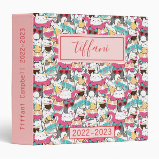 Classeur Kawaii Summer Cute Kitty Cats