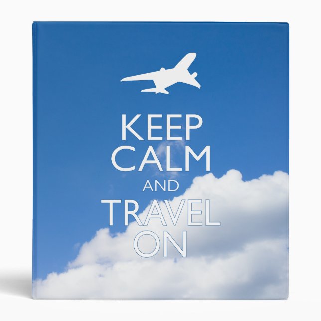 CLASSEUR KEEP CALM ET TRAVEL (Devant)
