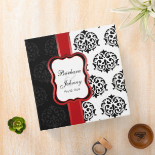 Classeur Keepsaké Damask et Red Ribbon Photo