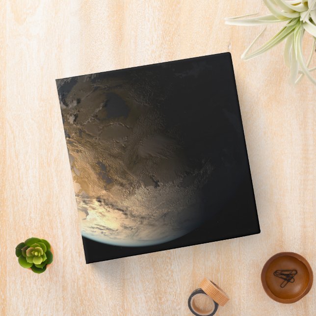 Classeur Kepler-186f Orbitant Une Étoile Éloignée. (In Situ)