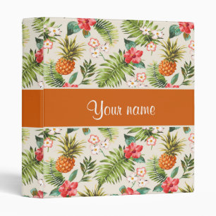 Classeur Ketmie d'ananas et frondes de paume