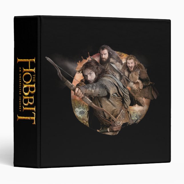 Classeur Kili, THORIN OAKENSHIELD™ et Fili (Devant/Côté)