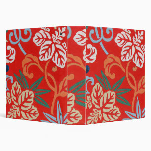 Classeur Kimono japonais kimono rouge design floral