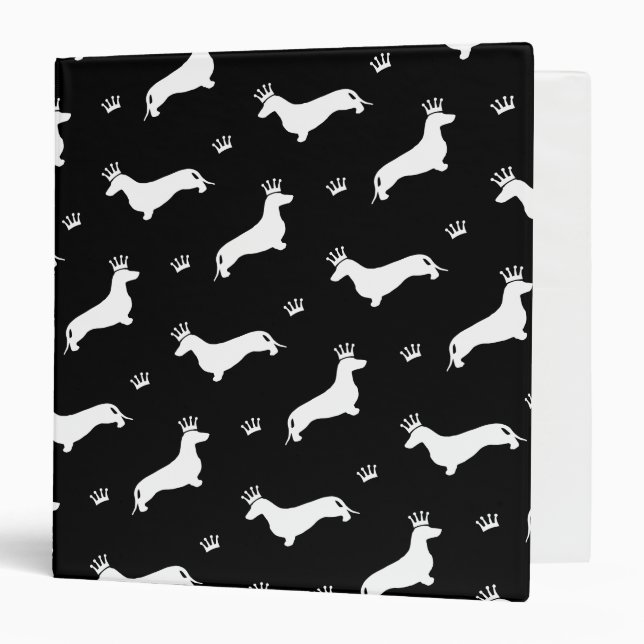 Classeur King Short Hair Dachshund - motif 2 (Devant/Intérieur)