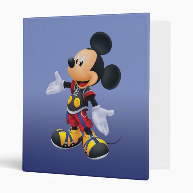 Classeur Kingdom Hearts : Chaîne de souvenirs | King Mickey (Devant/intérieur)