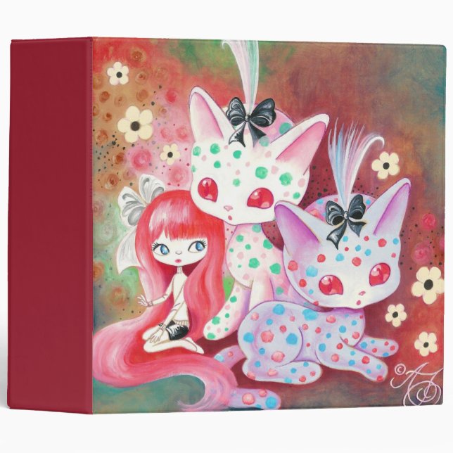 Classeur Kitts tachetés (Devant/Côté)