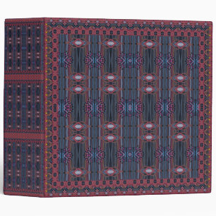 Classeur Knit Blue Burgundy