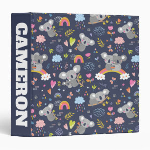 Classeur Koala Rainbow Love Motif