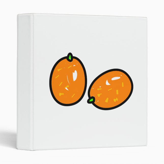 Classeur Kumquat (Devant/Côté)