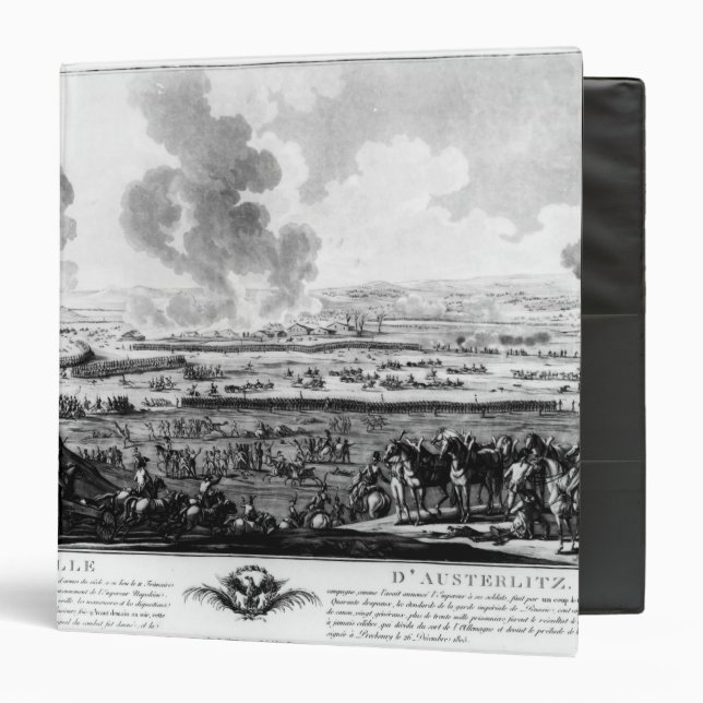 Classeur La bataille d'Austerlitz, le 2 décembre 1805 (Devant/Intérieur)