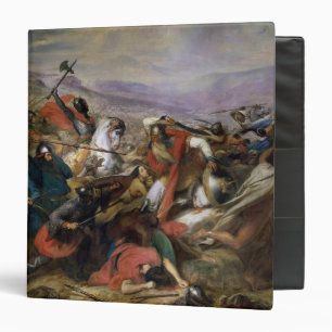 Classeur La bataille de Poitiers, gagnée par Charles Marte
