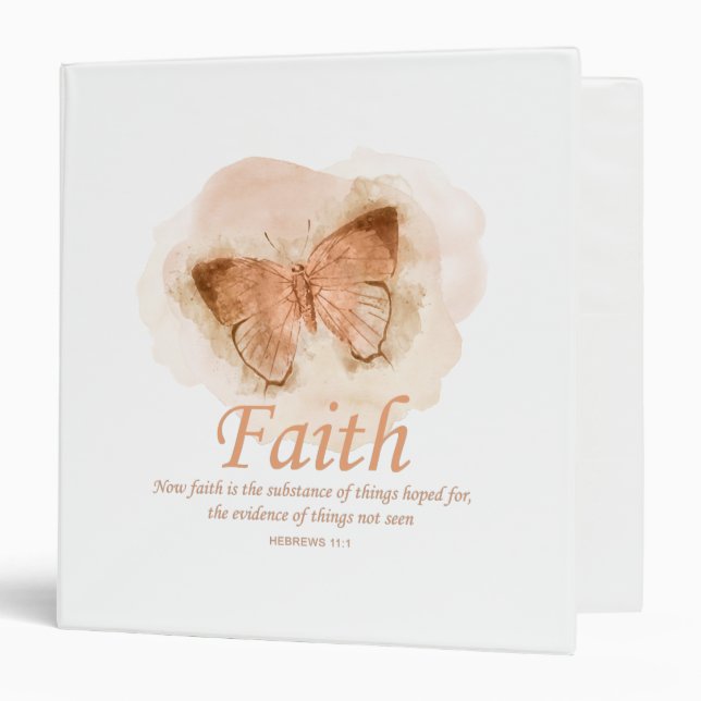 Classeur La Bible chrétienne des femmes Verse Papillon : Fo (Devant/Intérieur)