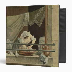 Classeur La blanchisseuse, gravée par J. Laurent Julien (c