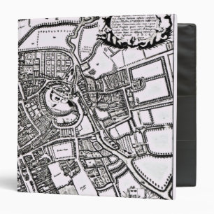 Classeur La carte de Loggan d'Oxford, feuille occidentale
