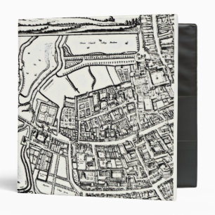 Classeur La carte de Loggan d'Oxford, feuille orientale