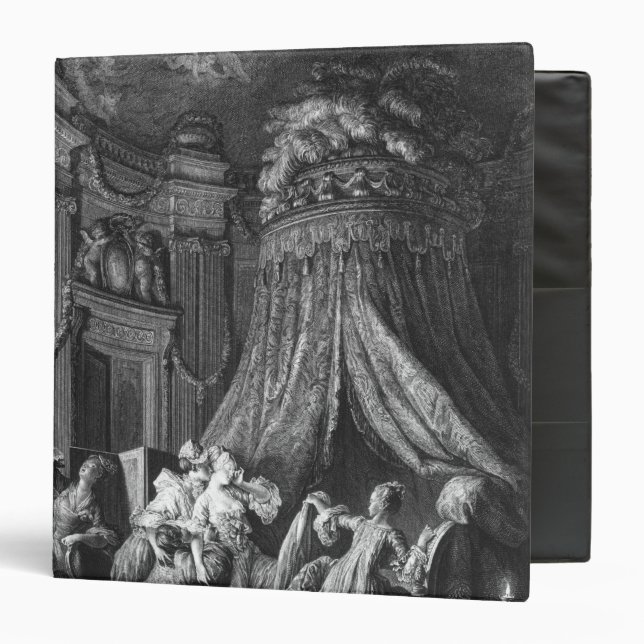 Classeur La cérémonie du l'aller-à-lit de la jeune mariée (Devant/Intérieur)