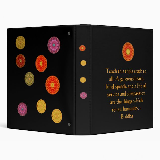 Classeur La CITATION BOUDDHISTE enseignent cette vérité (Arrière-plan)