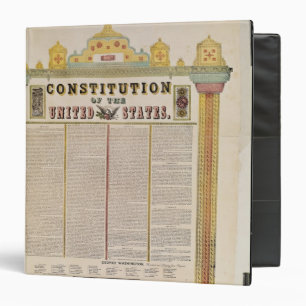Classeur La constitution des Etats-Unis d'Amérique