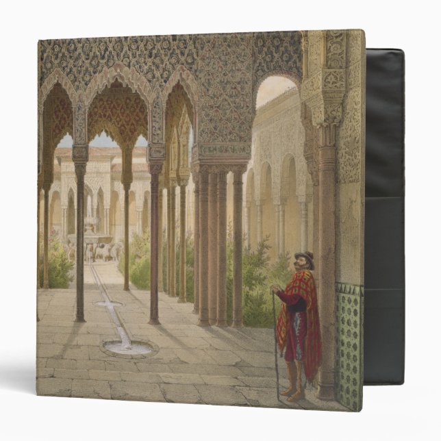 Classeur La cour des lions, Alhambra, Grenade, 185 (Devant/Intérieur)