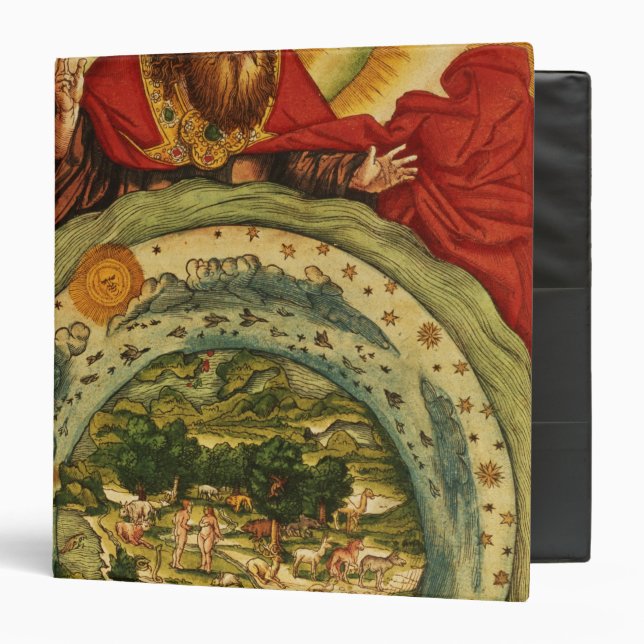 Classeur La création, de la bible de Luther, c.1530 (Devant/Intérieur)
