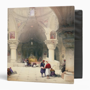 Classeur La crypte de la tombe sainte, Jérusalem, plaquent