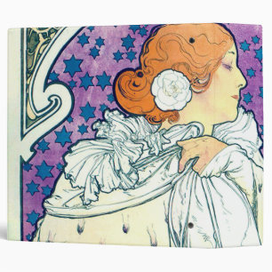 Classeur La Dame des Camelias, Alphonse Mucha