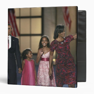 Classeur la famille de Barak Obama fait signe la dernière n