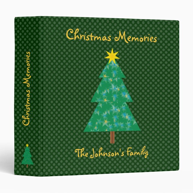 Classeur La Famille Johnson| Souvenirs de Noël (Devant/Côté)