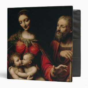 Classeur La famille sainte avec le St John infantile