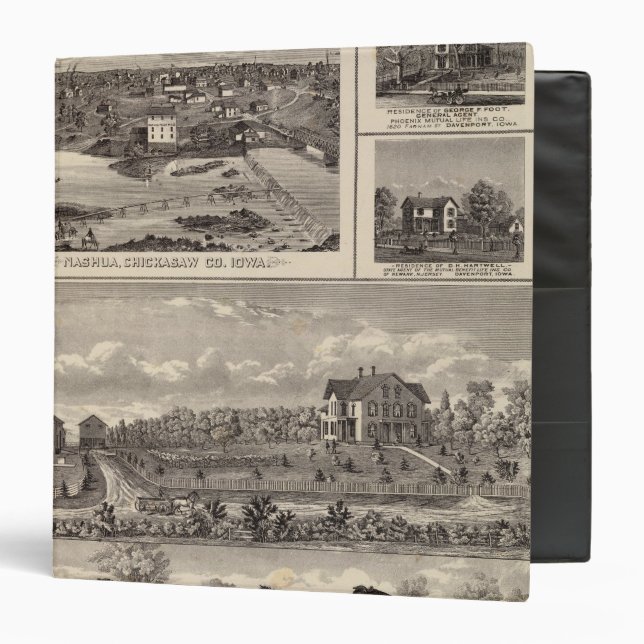 Classeur La ferme et la résidence de Nashua (Devant/Intérieur)