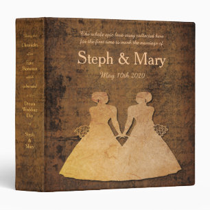Classeur La fille rencontre l'album gai de mariage de Love