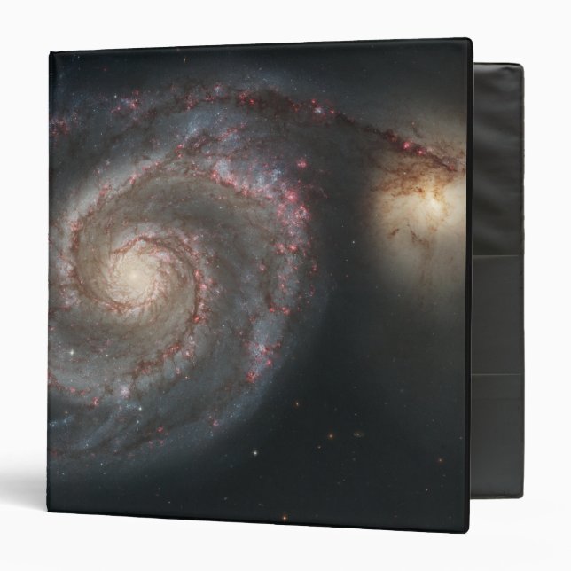 Classeur La galaxie tourbillon (M51) et la galaxie d'accomp (Devant/Intérieur)
